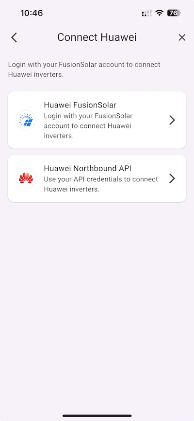 Huawei-selectie